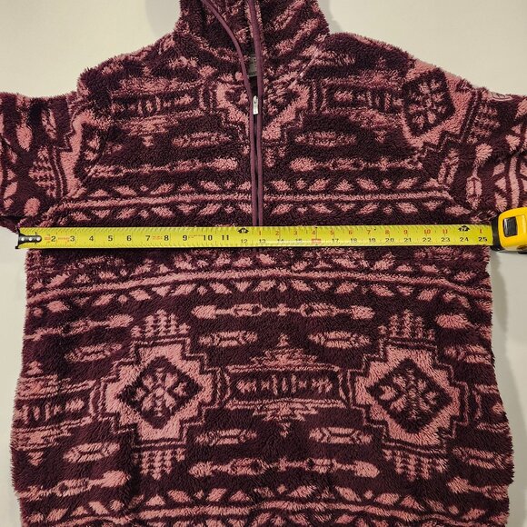 Ariat Real Berber Mulberry Aztec Pullover Hoodie — Women’s XXL - Picture 5 of 8